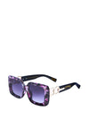 Powder Luxe Cece Tortoise Shell Sunglasses, Violet