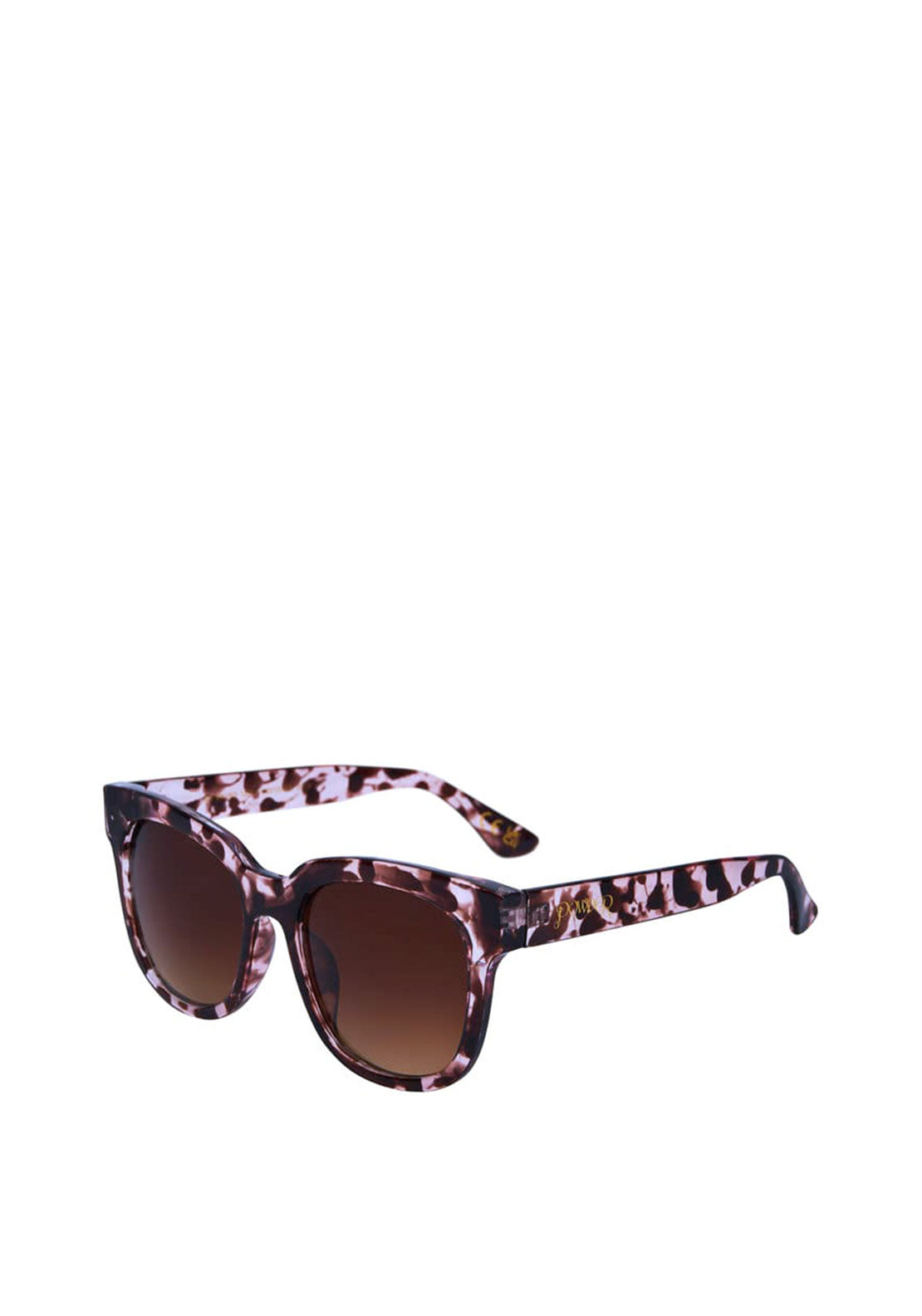 Powder Elena Monochrome Sunglasses, Tortoise Shell