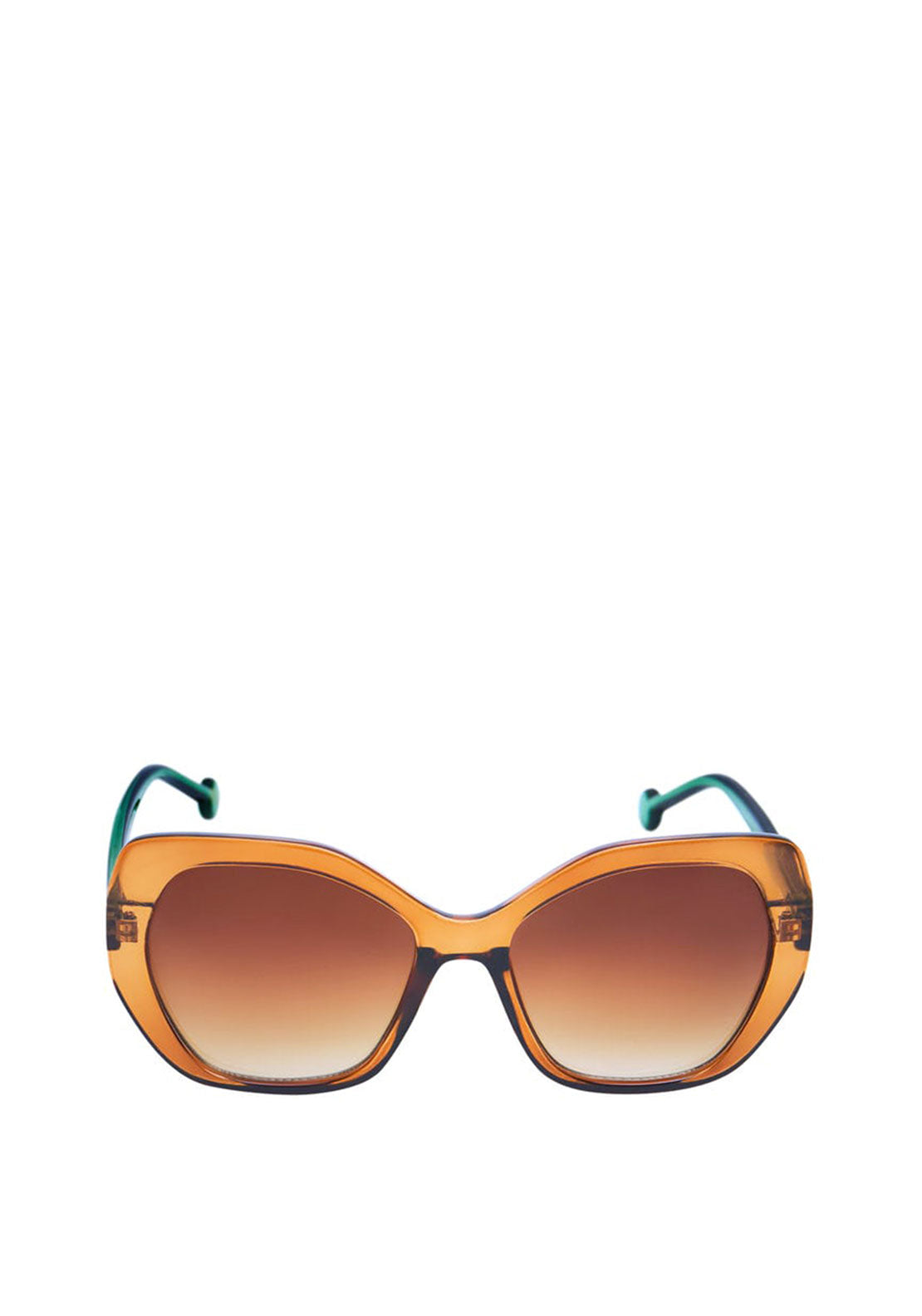 Powder Brianna Sunglasses, Mandarin & Sage