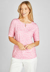 Rabe Butterfly Print T-Shirt, Pink