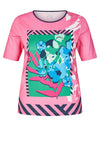 Rabe Vibrant Graphic T-Shirt, Pink Multi
