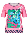 Rabe Vibrant Graphic T-Shirt, Pink Multi