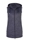 Rabe Mid Length Hooded Gilet, Navy