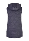 Rabe Mid Length Hooded Gilet, Navy