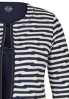 Rabe Striped Jacket & T-Shirt Twinset, Navy & White