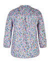 Rabe Spotty Print Tunic Neck Blouse, Multi