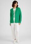Rabe Open Knit Short Cardigan, Emerald