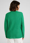 Rabe Open Knit Short Cardigan, Emerald