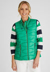 Rabe Short Quilted Gilet, Emerald
