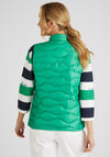 Rabe Short Quilted Gilet, Emerald