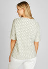 Rabe Vest & Cardigan Twinset, White & Khaki