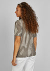 Rabe Abstract Print T-Shirt, Khaki Multi