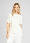Rabe Textured Design T-Shirt, Ivory