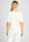 Rabe Textured Design T-Shirt, Ivory