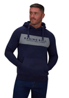 Raging Bull Cut & Sew Hoodie, Navy & Grey