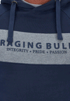 Raging Bull Cut & Sew Hoodie, Navy & Grey