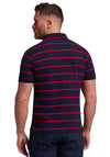 Raging Bull Thin Stripe Polo Shirt, Deep Red
