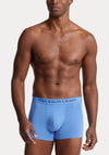 Ralph Lauren 3 Pack Stretch Cotton Trunks, Blue Multi