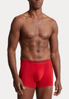 Ralph Lauren 3 Pack Stretch Cotton Trunks, Red Multi