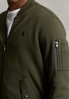 Ralph Lauren Double Knit Bomber Jacket, Green