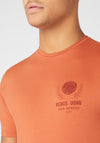 Remus Uomo Graphic T-Shirt, Terracotta
