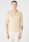 Remus Uomo Paolo Short Sleeve Shirt, Beige