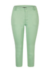 Rabe Cropped Slim Jeans, Pistachio Green