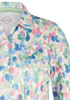 Rabe Circle Print Polo Shirt, Pistachio Green Multi