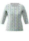 Rabe Abstract Shape Print T-Shirt, Pistachio Multi