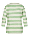 Rabe Floral & Stripe Graphic T-Shirt, Pistachio Green