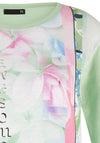 Rabe Floral Blur Print T-Shirt, Pistachio Green