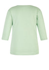 Rabe Floral Blur Print T-Shirt, Pistachio Green
