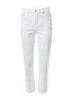 Rant & Rave Kaitlyn Mom Jeans, White