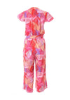 Rant & Rave Jerri Printed Jumpsuit, Pink Multi