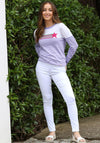 Rant & Rave Elaine Striped Sweater, Lilac Multi