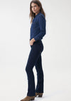 Salsa Push In Bootcut Jeans, Dark Blue Denim