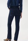 Salsa Push In Bootcut Jeans, Dark Blue Denim