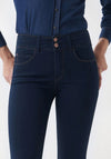 Salsa Push In Bootcut Jeans, Dark Blue Denim