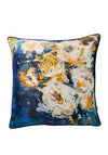 Scatterbox Gigi Feather Filled 58x58cm Cushion, Navy and Yellow