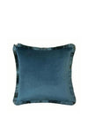 Scatterbox Marlowe Fringed 43x43cm Cushion, Teal