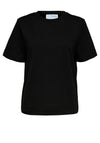 Selected Femme Boxy T-Shirt, Black