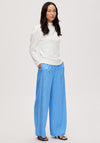 Selected Femme Pleat Shoulder Top, Snow White