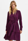 Selected Femme Mivia Smock Dress, Potent Purple