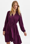 Selected Femme Mivia Smock Dress, Potent Purple
