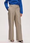 Selected Femme Eliana Wide Leg Trousers, Nomad