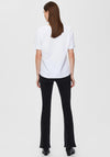 Selected Femme Standard V Neck T-Shirt, Bright White