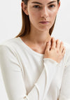 Selected Femme Anna Long Sleeve T-Shirt, Snow White