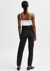 Selected Femme Mandy Lace Trim Vest, Snow White