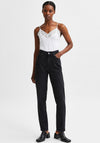 Selected Femme Mandy Lace Trim Vest, Snow White