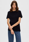 Selected Femme Essential T-Shirt, Black